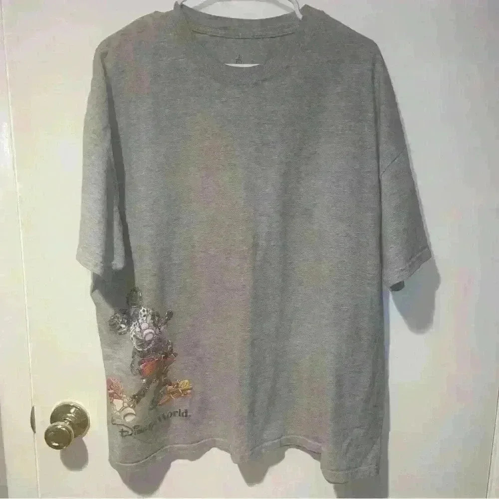 Disneyland Resort T-Shirt‎ Hanes Gray 2XL Mickey Mouse Get Your Game On